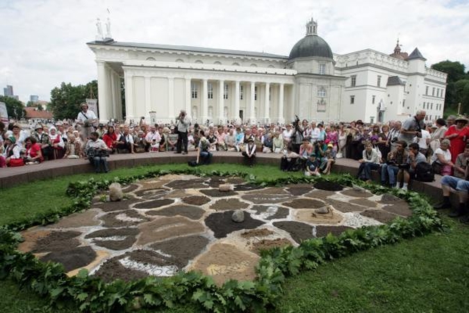 Dainų šventės ir tūkstantmečio minėjimo renginiai Vilniuje (žemėlapis)