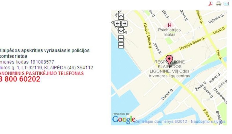 Pasityčiojo       iš uostamiesčio policijos
