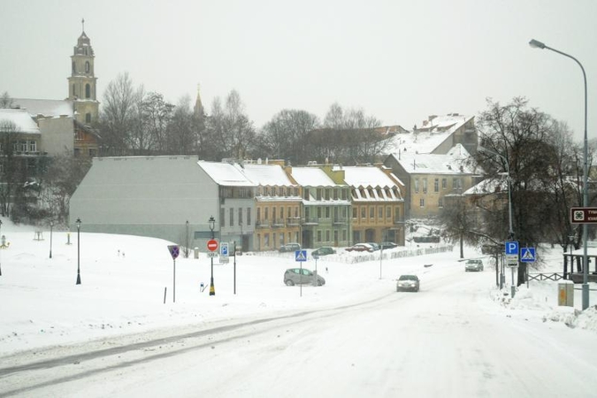 Sniego valymas: dirba daugiau, bet vis tiek negana