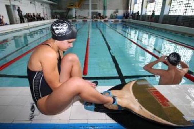 Rekordininkai: estafetiniu būdu kiekvienam sportininkui teko įveikti po 500 m.
