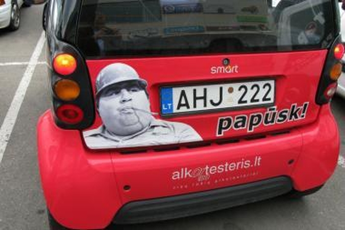 Girtumo prie vairo rekordas - beveik šešios promilės