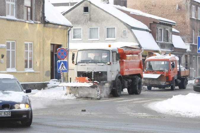 Žiema uostamiesčio savivaldybei padėjo sutaupyti
