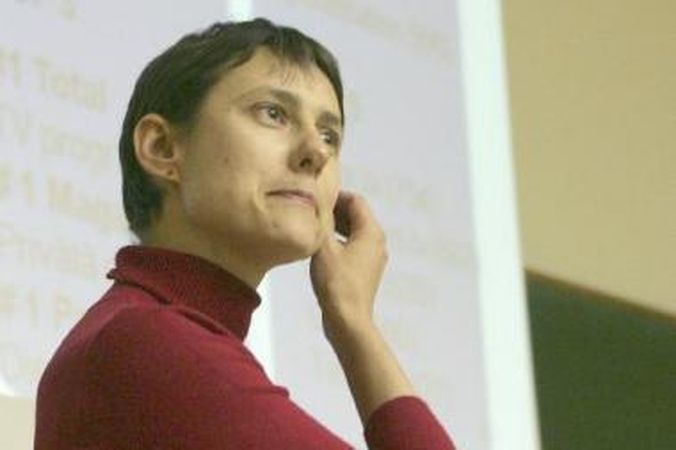 Ryžtas: sužinojusi, kad "Diena" buvo parduota neskaidriai, N.Locmelė ir 19 kitų žurnalistų leidinį paliko.