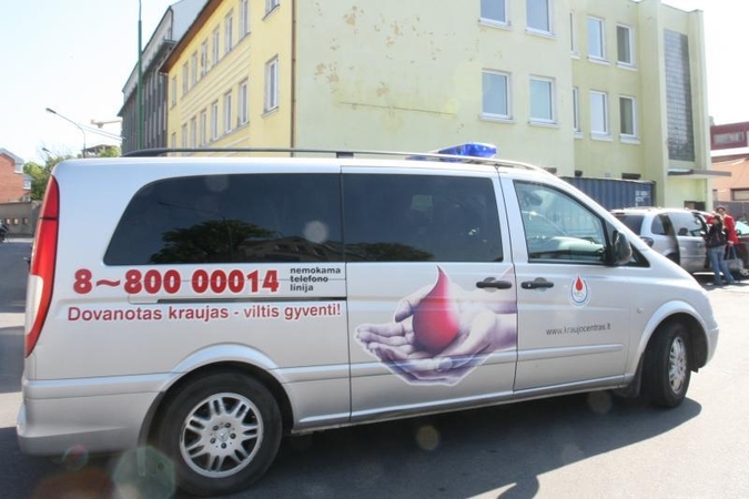 Kauno ligoninės priverstos kraują parsigabenti iš toliau