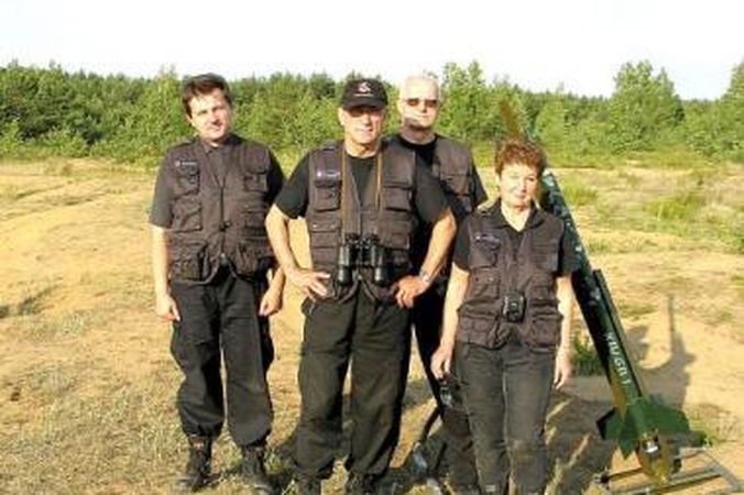 Sėkmė: KTU mokslininkų paleista raketa pakilo iš pirmo karto. Tikimasi, kad naujasis kūrinys sudomins mūsų ir užsienio šalių kariškius.