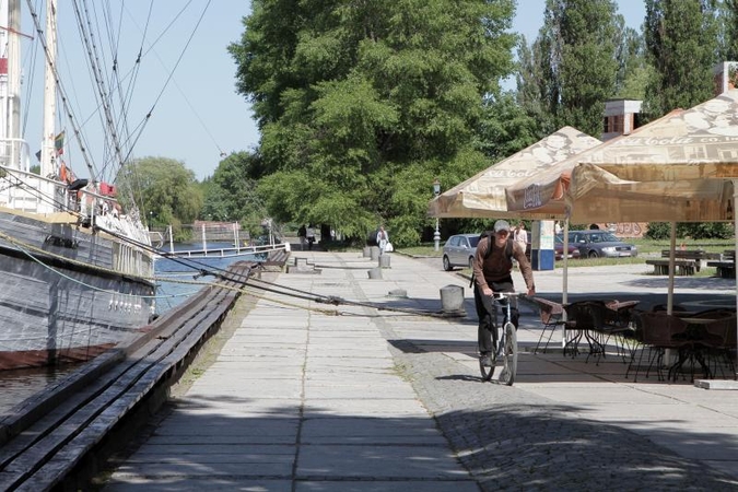 Naujas dviračių takas Klaipėdoje įgauna kontūrus