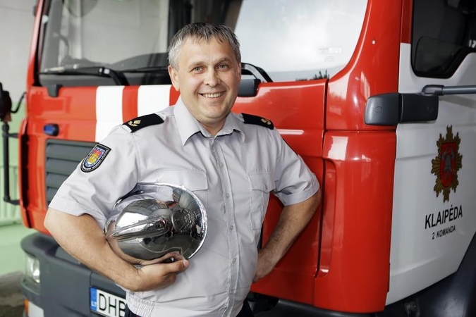 Gaisrininką Klaipėda išmokė atsipalaiduoti 