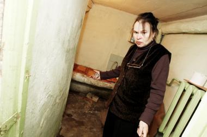 Nuostoliai: G.Antonova pasakojo, jog paskutinį kartą užsikimšus kanalizacijai buvo užlietas rūsys.