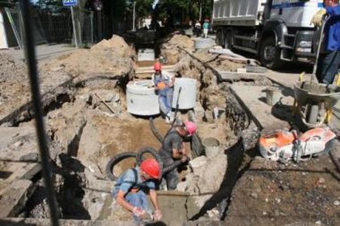 Darbai: šiemet bendrovė "Klaipėdos energija" pakeis apie 3 km senų ir nuties 1,2 km naujų šilumos trasų.