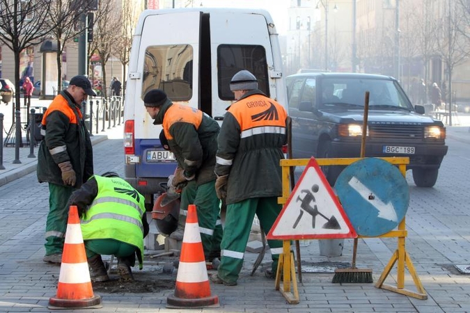 Byrančios Gedimino pr. trinkeles kainuos 10 mln. Lt