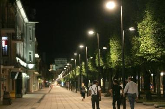Įkvėpė: rengti "Kauno naktis" miesto aktyvistus paskatino vakarais ištuštėjanti Laisvės alėja.