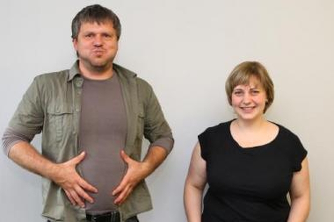 Didvyriai: Mantas ir Aušra mėnesį maitinsis sveikai ir aprašys savo patirtį dienoraštyje.