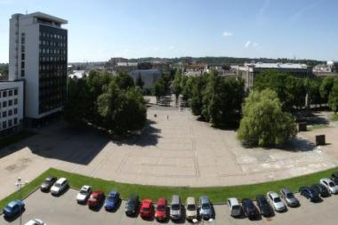 Vienybės aikštėje siūloma ne tik aikštelė, bet ir fontanas