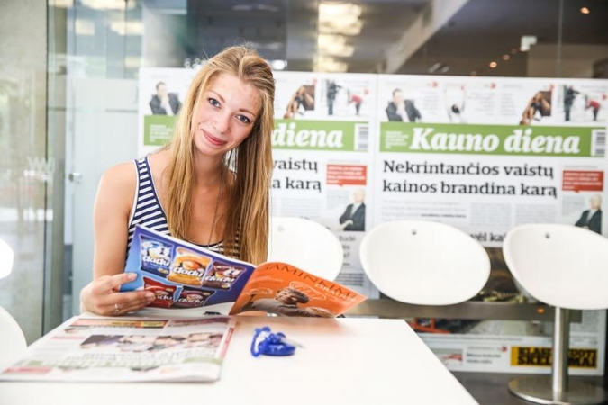 Studentė: prenumeruoju „Kauno dieną“ ne tik dėl dovanų