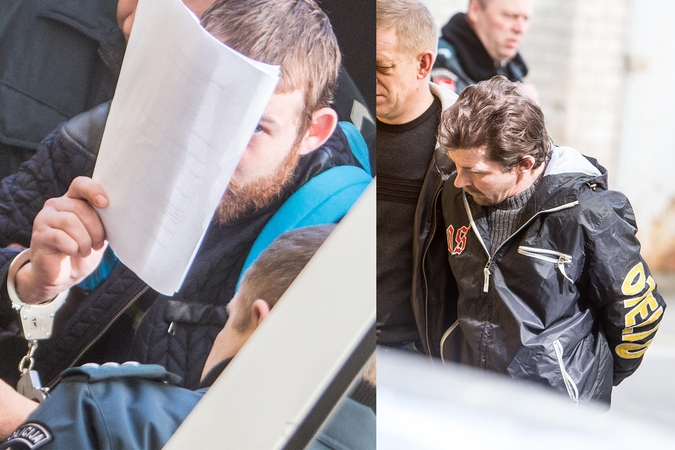 Konteineryje auką slėpę žudikai stojo prieš teismą
