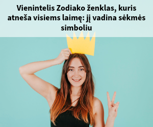 Zodiako ženklas kuris atneša sėkmę